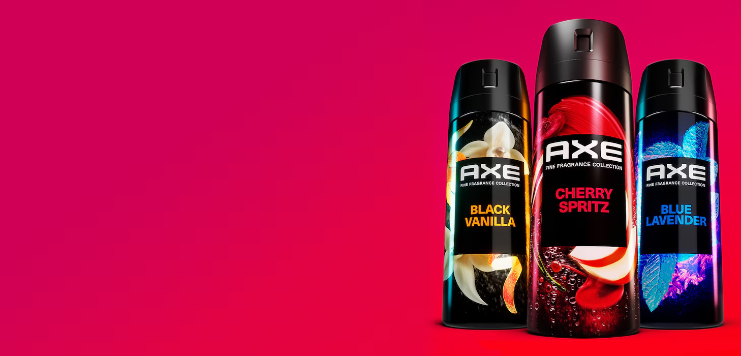 AXE Fine Fragrance Collection — Black Vanilla, Cherry Spritz, Blue Lavender